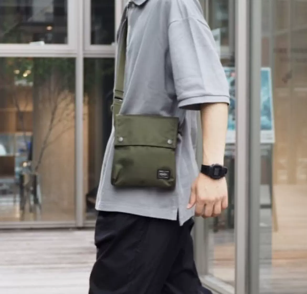 PORTER UNIT SHOULDER BAG日本制吉田男女防撕裂防水休闲挎包-Taobao