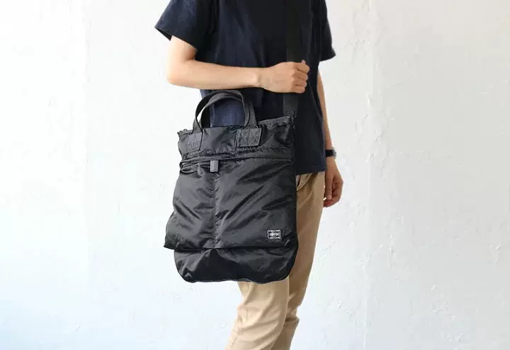 吉田PORTER FRAME 2WAY HELMET BAG日本制男女防水尼龙通勤斜挎包-Taobao