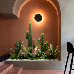 Simulated Cactus Landscaping Combination Indoor Landscape Large Artificial Green Plant Decoration Cactus Column Tropical Succulent Plant