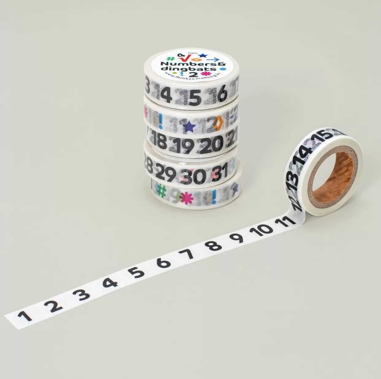 thinksomething 韩国ins风数字与符号手帐拼贴日记笔记和纸胶带