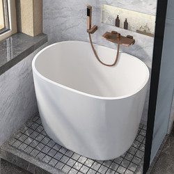 Miniature Acrylic Bathtub for Small Apartments, Trendy Deep-Soaking Japanese-Style Home Use, Portable, Insulated Small Bathtub, Deep Soaking Tub