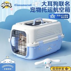 Miemie Pet Airline Crate, Cat Transport Crate, Portable Cat Bag, Cat Crate, Dog Car Carrier, Extra-Large Cage