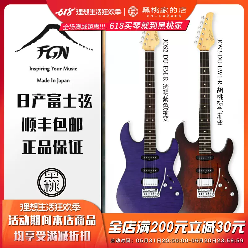 最新 Fujigen FGN (CFS搭載) Japan In Made NST100 エレキギター