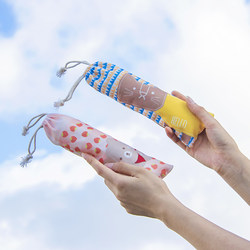 Tableware Bag, Fabric, Portable, Travel, Japanese Style, for Children, Office Workers, Students, Chopsticks, Spoon Storage Bag