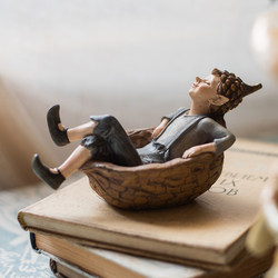 Hand-Painted Resin Figurines Series from Juhan Forest Elves, Gift Decoration, Cartoon, Cute, Dreamy, Girly, Countryside