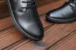 Giày da mới đầu bếp giày nam chống trượt chống dầu giày chống thấm nước mùa xuân thu khách sạn giày làm việc nhà bếp giày da đen giày nam 
