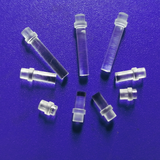 Qitai 3mm Flat Head LED Light Guide Column Transparent PC Indicator Light