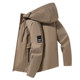2025 spring and autumn thin jacket men's jacket hooded casual loose short windbreaker men's casual jacket top