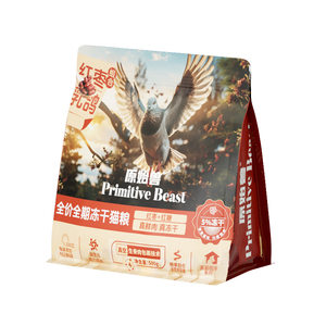 Primitive animal full price cat food 500g red dates and pigeon freeze-dried cat food general adult cat kitten food cat staple food