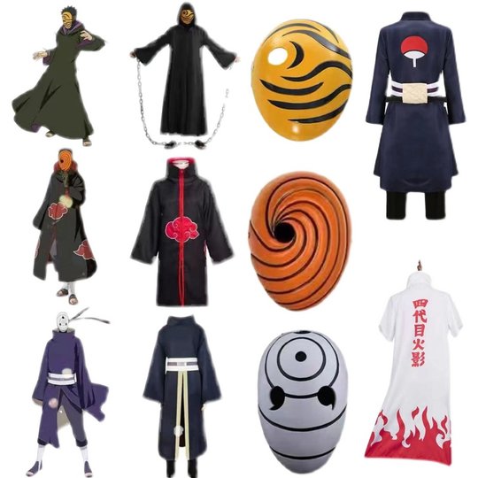 Naruto -ナルト- 四代目マント - 暁組織コス服