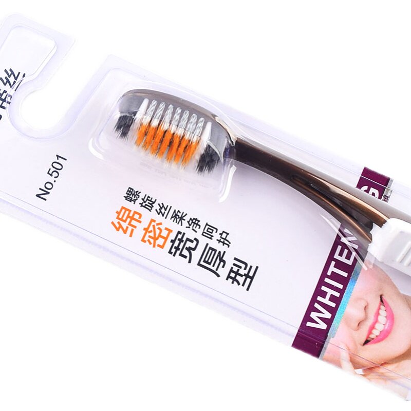 코디스 NO.501 촘촘한 와이드 스파이럴 실크 소프트 강모 성인용 칫솔 30개입으로 치아 사이와 잇몸 마사지 -