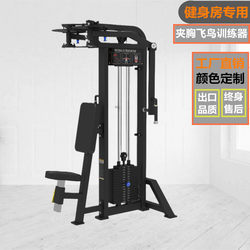 Butterfly Chest Press Machine for Gym Use, Straight Arm Chest Press, Reverse Fly Bird Chest Muscle Training Equipment, Chest Expansion Commercial Equipment