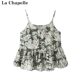 La Chapelle/La Chapelle V-neck suspender spring and summer new layered inner top for women
