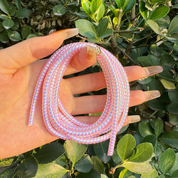 1.4m Extra-Long Spring Cable Keyboard Phone Data Cable Anti-Cat-Bite Data Cable Protection Cord