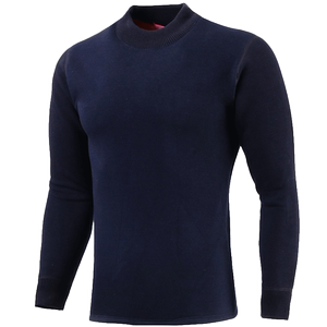 Antarctic men's warm underwear men's top parts plus velvet thickened and cold -proof upper bottom shirt super thick autumn and winter