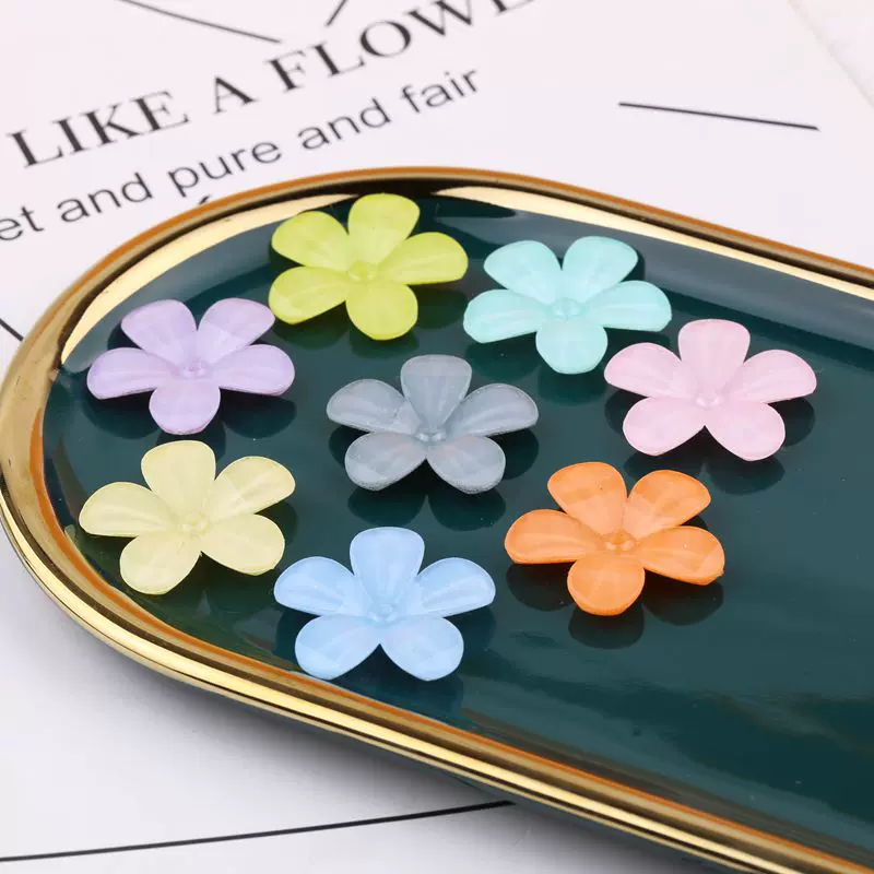 古风汉服发簪步摇喷漆花瓣花托制作头饰饰品材料配件diy手工珠子 Taobao