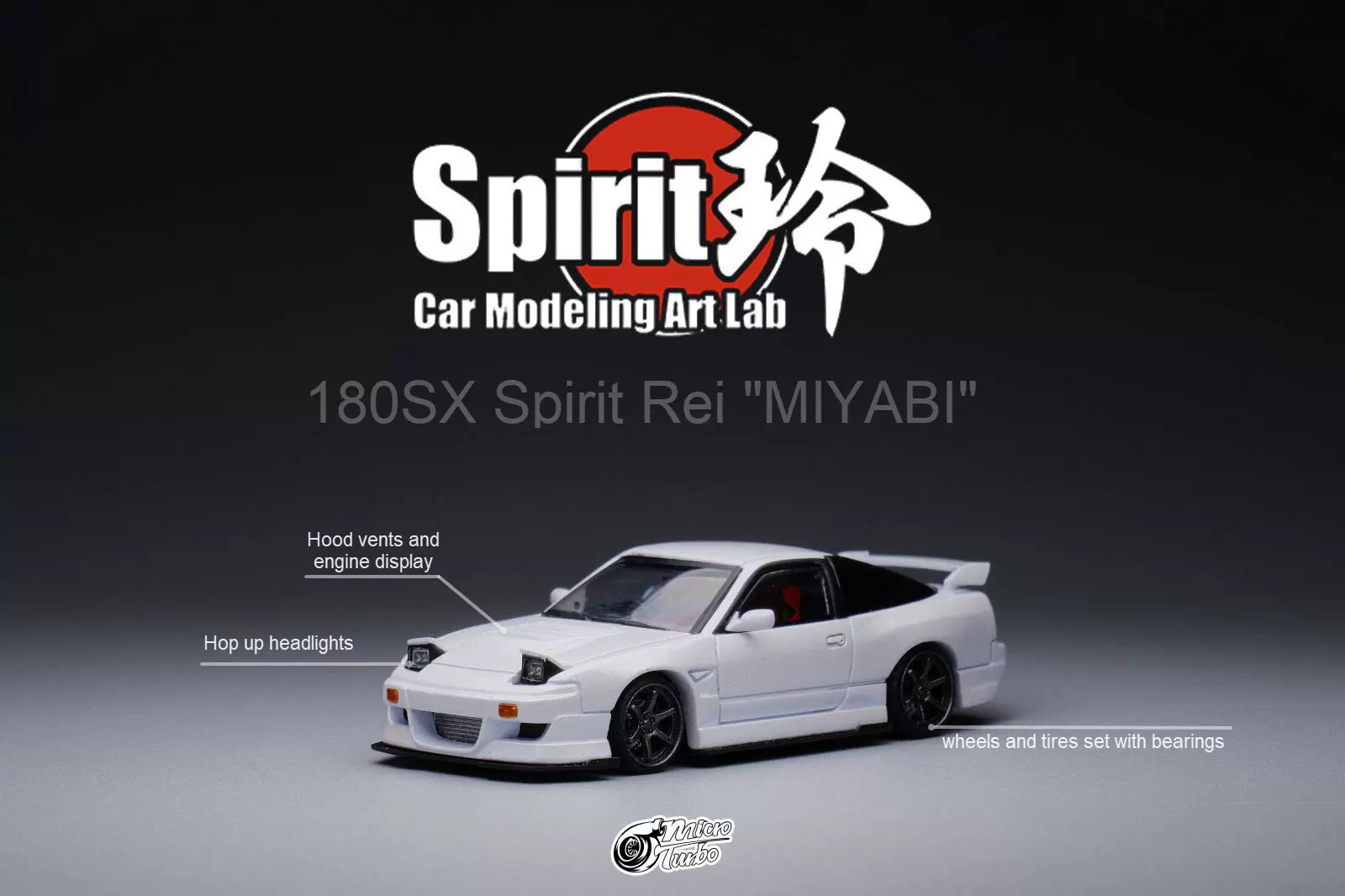 匠心] 1:64 180SX Spirit玲金属白合金汽E车模型-Taobao