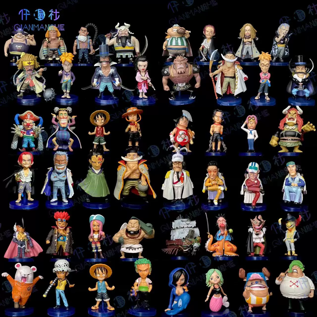 海贼王手办wcf白胡子红发团顶上战争海军大将超新星摆件