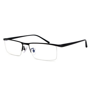 
Big face frame Wanbaojie glasses frame W677 fashionable and exquisite men's half frame frame can be matched with myopic eyebrow shape business temperament