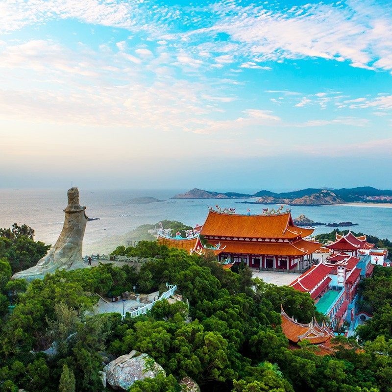 福建旅游7天6晚跟团游闽东5城厦门鼓浪屿泉州云水谣湄洲岛平潭岛