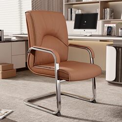 Bow-Shaped Office Chair, Comfortable for Long Sitting, Office Meeting Chair, Staff Chair, Mahjong Chair, Computer Chair with Backrest, Home Use
