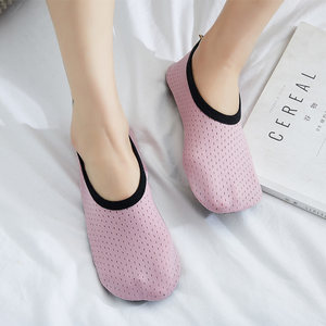 
Spring and summer thin mesh breathable adult men and women's floor socks indoor early education cool non-slip socks set fitness shoes and socks