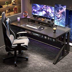 Majestic Computer Desk Desktop Home Gaming E-Sports Table Office Desk and Chair Modern Bedroom Study Desk Student Study Table