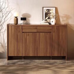 Yangman All-Solid Wood Shoe Cabinet for Home Use, Wall-Mounted Storage Cabinet for Hallway Entrance, 2026 New Model Integrated Wall Cabinet