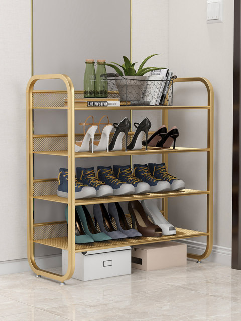 Shoe rack home indoor good-looking multi-layer simple shoe rack door ...