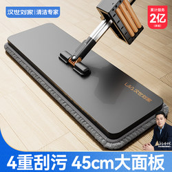 Hanshi Liu's 2025 New Model Mop for Home Use, One-Sweep Clean, Hands-Free Flat Mop, Lazy Mop, Floor Cleaning Tool