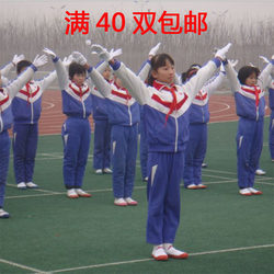 Pure Cotton White Gloves for Kindergarten Students and Children for National Day, Christmas, and Holiday Performances, Dance, Gymnastics, and Flag-Raising