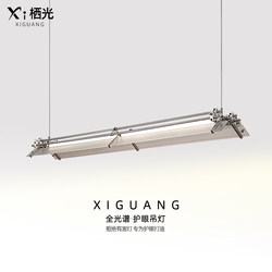 Bauhaus Vintage Restaurant Chandelier, Retro Industrial Style Cafe Light, Creative Office Linear Strip Light