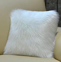 Nordic Plush Pillow, Large Sofa Cushion, Car Pillow Cover with Insert, Headboard Cushion, Office Backrest Cushion