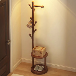 Clothes Rack for Bedroom, Home Use, Entryway, Solid Wood Clothes Hanger, Room Storage, Coat Rack, Bedside Clothes Organizer