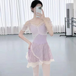 Children's Dance Clothing, Ballet Dance Jumpsuit, Short-Sleeved Practice Clothing, Adult Yoga Clothing, Gymnastics Clothing, Dance Practice Clothing