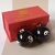 Ring tone ball-50mm black six small tai chi red box + cloth bag 