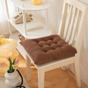 
Corduroy Corn Grain Nine Needle Cushion Office Desk Chair Cushion Student Sofa Cushion Tatami Cushion Winter Solid Color Cushion