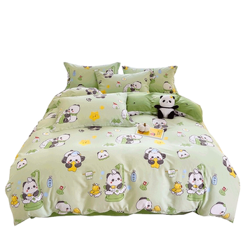 Cotton quilt cover single piece cartoon pure cotton student quilt cover