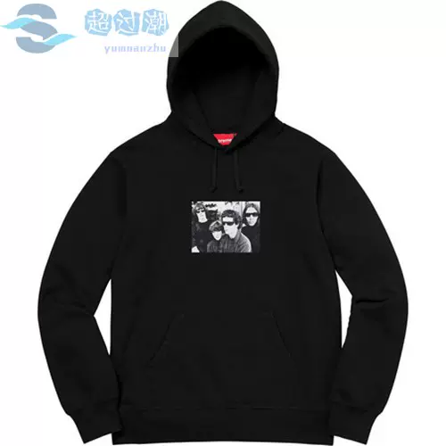 现货Supreme Velvet Underground Hooded 帽衫卫衣地下丝绒乐-Taobao