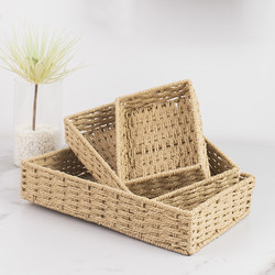 Jinliu Home Entrance Key Storage Ornament, Doorway Storage Box Ornament, Japanese-Style Zakka Storage Basket for Home Use