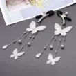 Cổ tích mới rung màu trắng với kim cương giả bướm tình dục chuông cung cấp núm vú kẹp hình phạt tra tấn thay thế đồ chơi âm đạo