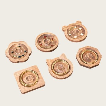 diy beading tools solid wood jewelry display plate