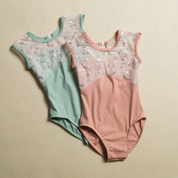 New Embroidered Children's Spring and Summer Ballet Ethnic Dance Practice Leotard Gymnastics Art Exam Practice Dance Clothes