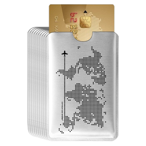 
Denmark Anti-theft Identity Card Case Protection Case RFID Anti-magnetic Bank Case Tin Card Anti-Demagnetization Shield Card Pack