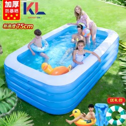 Inflatable Swimming Pool for Home Use, Children's Indoor Baby Pool, Foldable Extra-Large Outdoor Water Pool, Play Pool
