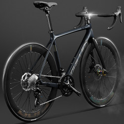 Philip Road Bike Ultra-Light Carbon Fiber Adult Men's Variable-Speed Racing Bicycle Youth Women's Model Bicycle