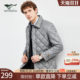 Seven Wolves mid-length windbreaker jacket for men 2025 new autumn and winter thickened casual lapel jacket for men
