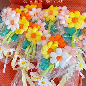 
Lovely West beautiful bouquet souvenir flower doll sunflower gift holiday opening wedding teacher graduation