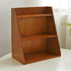 Zakka Wooden Retro-Style Desktop Decorative Storage Cabinet, Doll, Cosmetics, Miscellaneous Items Organizing and Display Rack