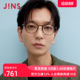 JINS eye posture myopia glasses lightweight retro round frame glasses for men and women can be equipped with anti-blue light lens UUF25S208